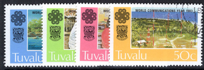 Tuvalu 1983 World Communications Year fine used.