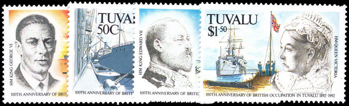 Tuvalu 1992 Cent of British Occupation of Tuvalu unmounted mint