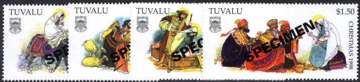 Tuvalu 1998 Christmas SPECIMEN unmounted mint