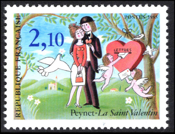 France 1985 St Valentines Day unmounted mint.