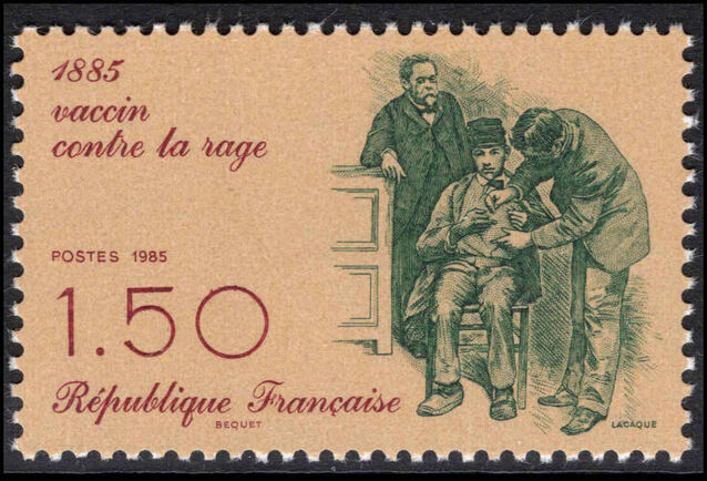 France 1985 Anti-Rabies Vaccination unmounted mint.