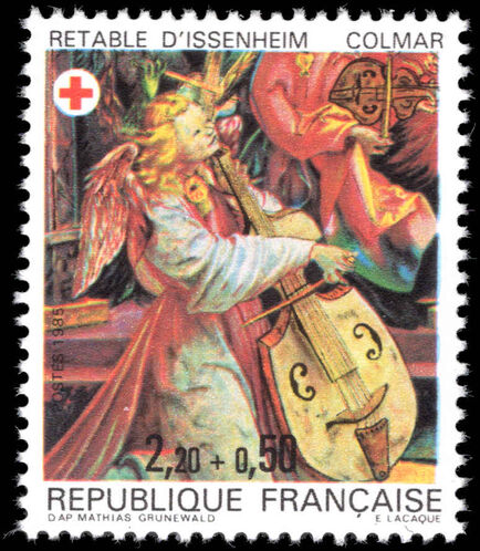 France 1985 Red Cross sheet stamp unmounted mint.