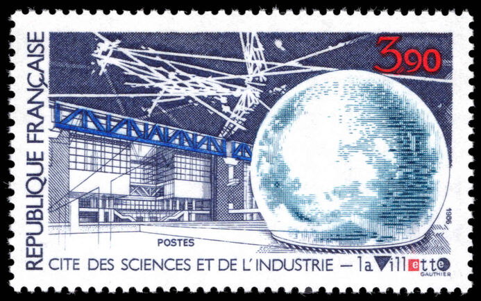 France 1986 Science and Industry City unmounted mint.