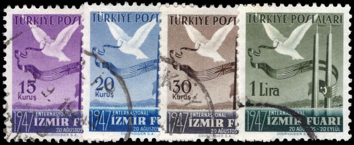 Turkey 1947 Izmir Fair fine used.