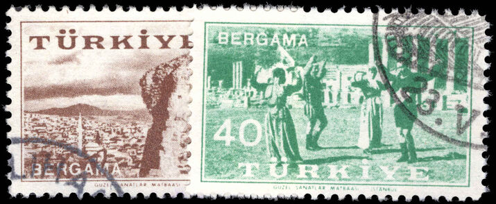 Turkey 1957 Bergama Fair fine used.