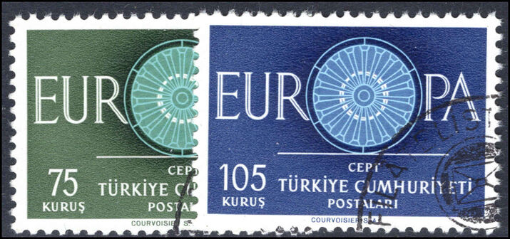 Turkey 1960 Europa fine used.