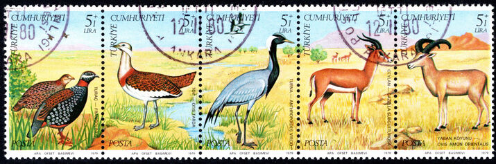 Turkey 1979 Wildlife Conservation fine used.