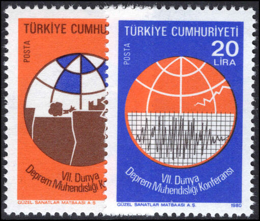 Turkey 1980 Earthquake Engineering unmounted mint.