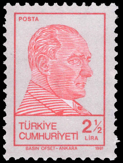 Turkey 1981 Attaturk unmounted mint.