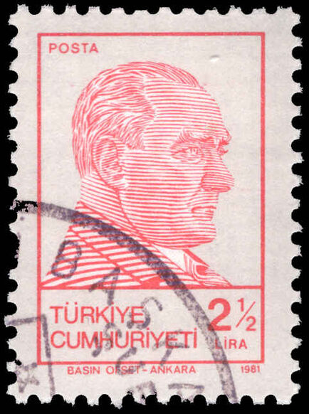 Turkey 1981 Attaturk fine used.