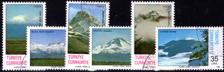 Turkey 1982 Anatolian Mountains fine used.