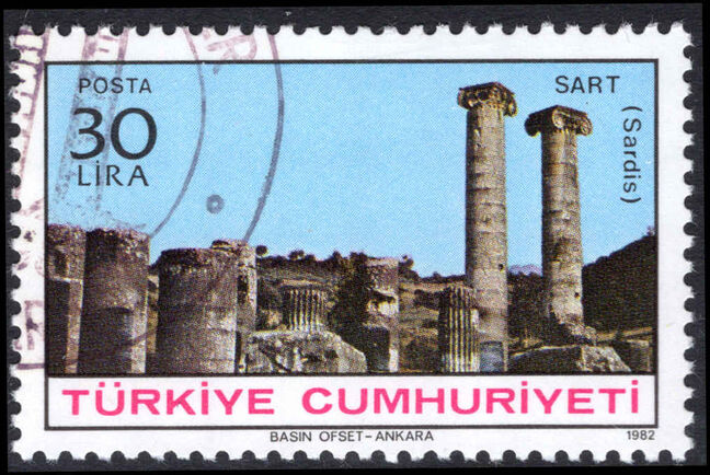 Turkey 1982 Ancient Cities fine used.