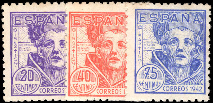 Spain 1942 St John unmounted mint.