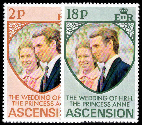 Ascension 1973 Royal Wedding unmounted mint.