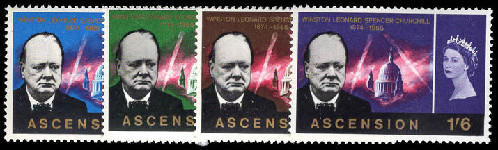 Ascension 1966 Churchill unmounted mint.