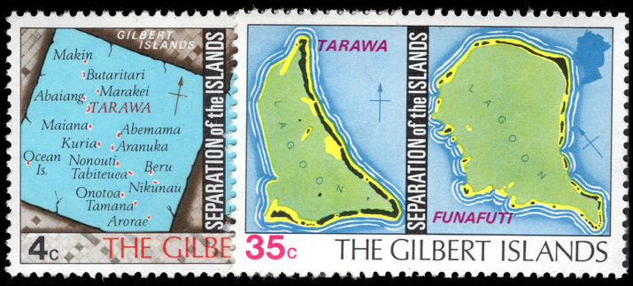 Gilbert Islands 1976 Separation of the Islands unmounted mint.