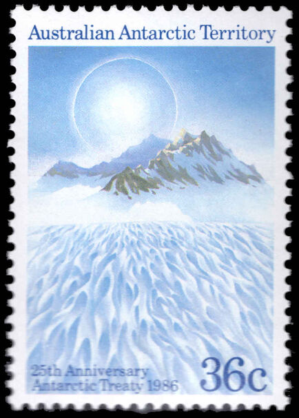 Australian Antarctic Territory 1986 25th Anniversary of Antarctic Treaty unmounted mint.