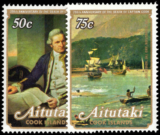 Aitutaki 1979 Death Bicentenary of Captain Cook unmounted mint.