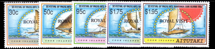 Aitutaki 1992 Royal Visit by Prince Edward unmounted mint.
