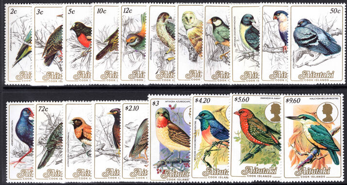 Aitutaki 1984 Birds set unmounted mint.