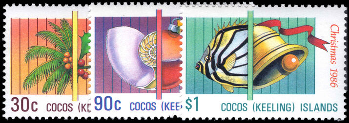 Cocos (Keeling) Islands 1986 Christmas unmounted mint.