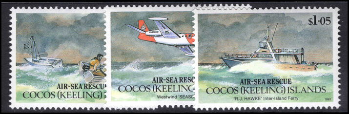 Cocos (Keeling) Islands 1993 Air-Sea Rescue unmounted mint.