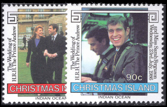 Christmas Island 1986 Royal Wedding unmounted mint.