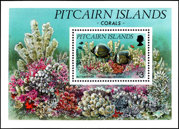 Pitcairn Islands 1994 Corals souvenir sheet unmounted mint.