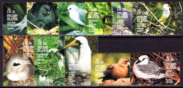 Pitcairn Islands 1995 Birds (missing $2) unmounted mint.
