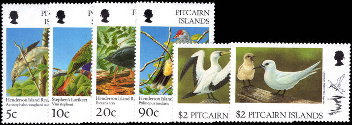 Pitcairn Islands 1996 Endangered Species. Local Birds unmounted mint.