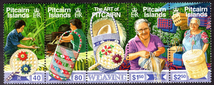 Pitcairn Islands 2002 Weaving unmounted mint.