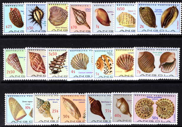 Angola 1974 Sea Shells unmounted mint.