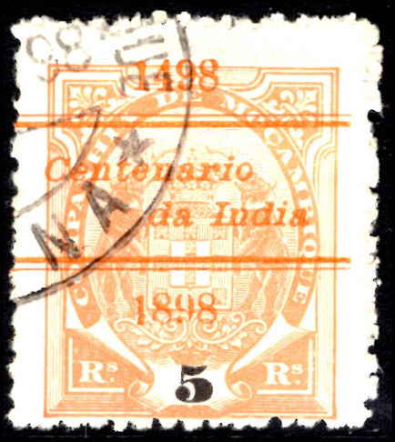 Mozambique Co. 1898 Vasco da Gama 5c orange fine used.