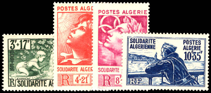 Algeria 1946 National Fellowship lightly mounted mint.