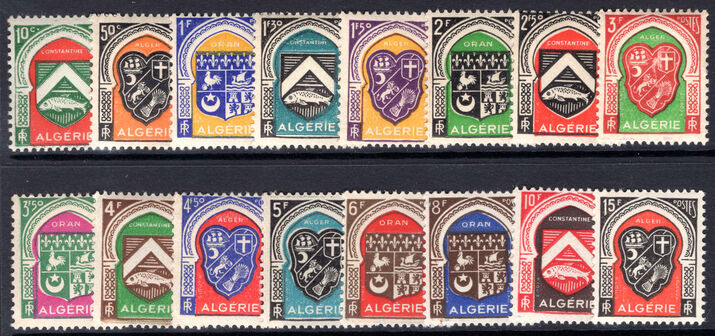 Algeria 1947-49 Arms unmounted mint.