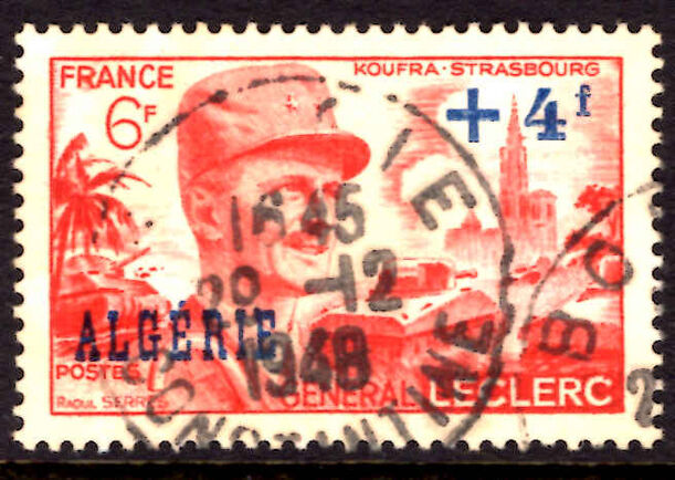 Algeria 1948 General Leclerc Memorial fine used.