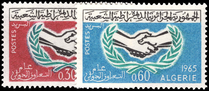 Algeria 1965 International Co-operation Year unmounted mint.