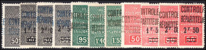 Algeria 1927 set Colis Postale lightly mounted mint.