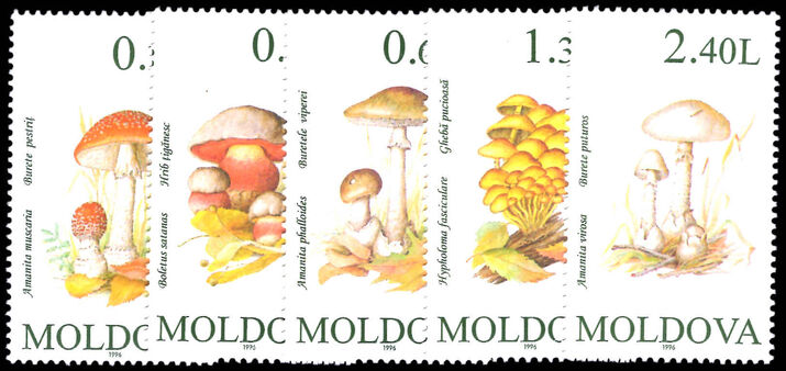 Moldova 1996 Fungi unmounted mint.