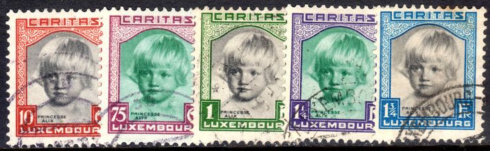 Luxembourg 1931 Child Welfare Caritas fine used