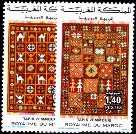 Morocco 1983 Carpets (2nd series) unmounted mint.