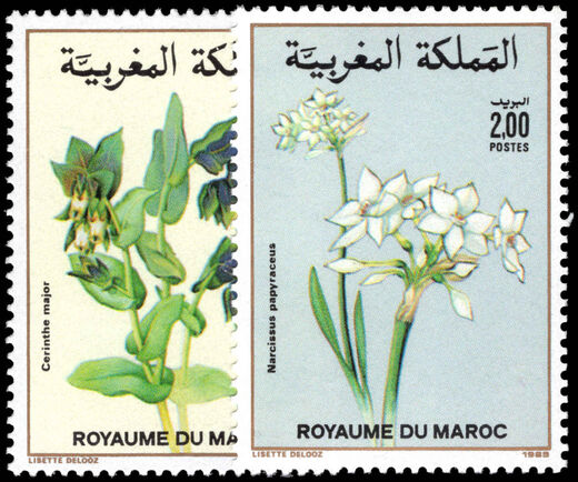Morocco 1989 Flowers unmounted mint.