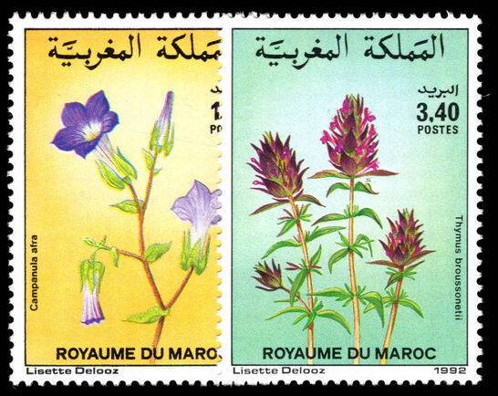 Morocco 1992 Flowers unmounted mint.