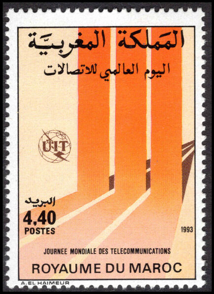 Morocco 1993 World Telecommunications Day unmounted mint.