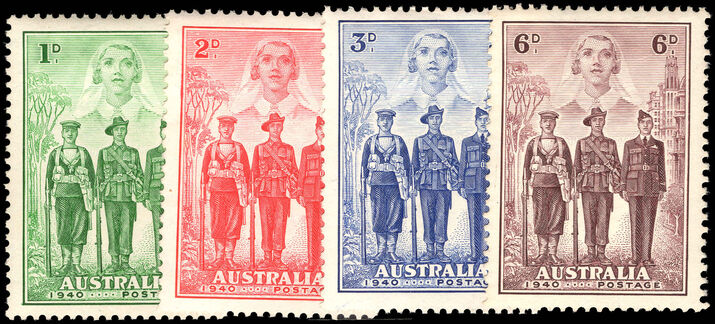 Australia 1940 Australian Imperial Forces lightly mounted mint.