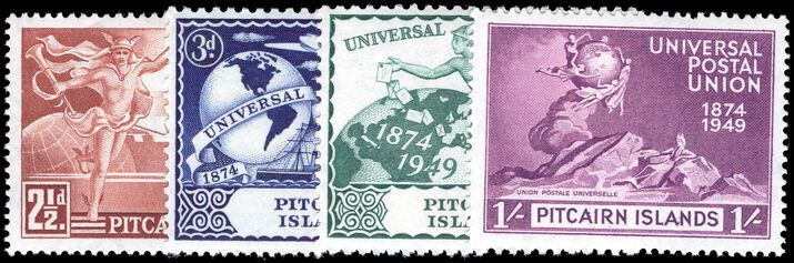 Pitcairn Islands 1949 UPU lightly mounted mint.