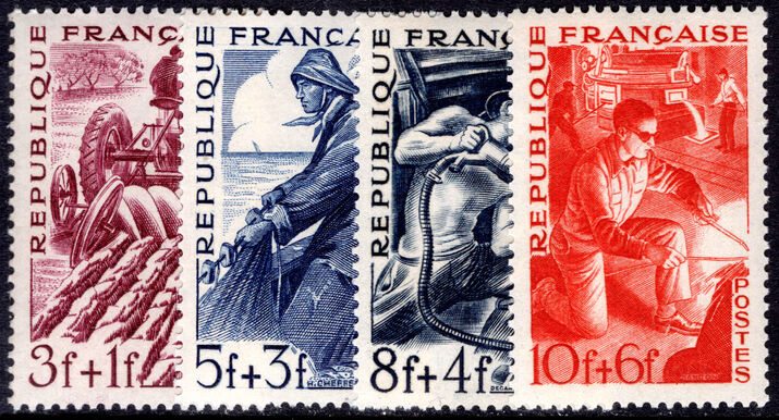 France 1949 Workers unmounted mint.