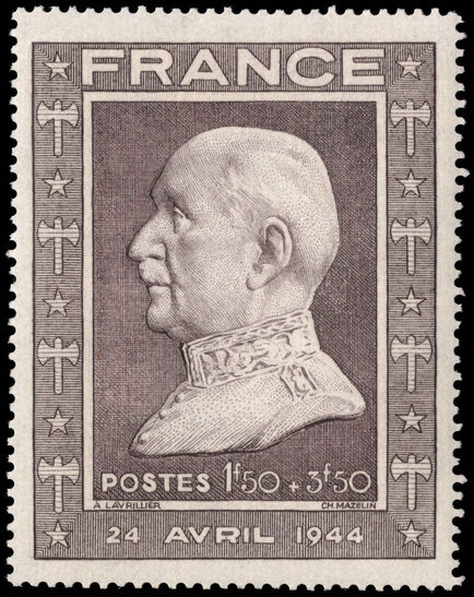 France 1944 Marshal Petain unmounted mint.