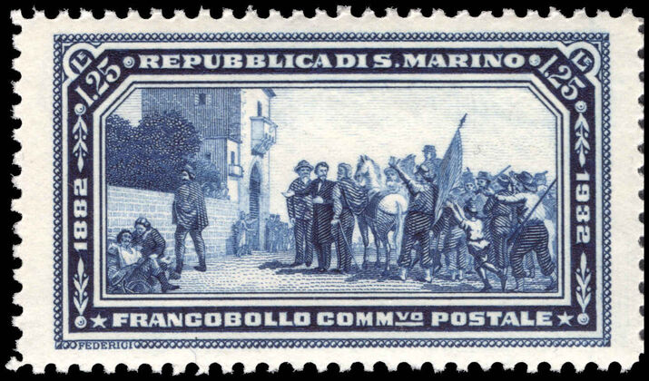 San Marino 1932 1l25 Garibaldi unmounted mint.