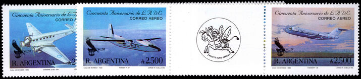 Argentina 1990 50th Anniversary of LADE (airline) unmounted mint.